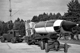 Ww2 Photo Transportation Of A German V - 2 Rocket At A Military Training Groun 735