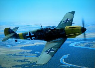 Messerschmitt Bf 109 104 Luftwaffe Print Ww2 Wwii 4x6
