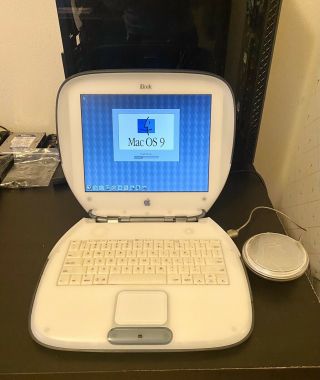 Apple iBook G3 Clamshell (Graphite) M6411 Mac OS 9 Vintage 2