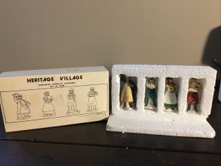 Early Dept 56 Heritage Village Accessories Baker Peddlers Issued 1987