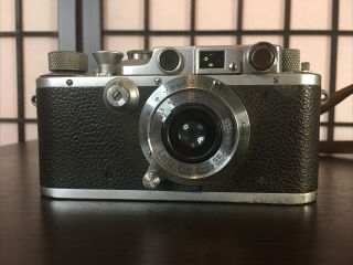 Vintage Leica Camera D.  R.  P.  Ernst Leitz Wetzlar Drp F=3.  5 Cm 1:3.  5 Lense