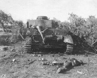 6 X 4 Photo Ww2 German Panzer Tank 36