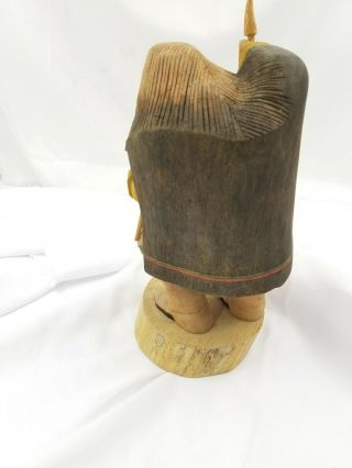 Vintage HOPI Ogre Woman Ted Francis Native American Kachina Doll Signed 6