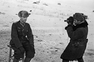 Ww2 Photo Filming The Captured Field Marshal Paulus 977
