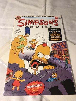 Bongo Comics 1 Simpsons Comics 1st Issue Collector 