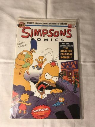 Bongo Comics 1 Simpsons Comics 1st Issue Collector ' s Item 1993 NM - MT Comic Book 2