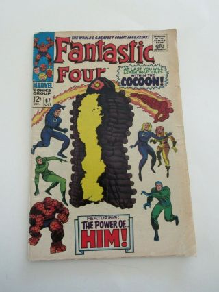 Fantastic Four 67 (october,  1967 - Marvel) " When Opens The Cocoon "