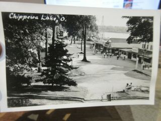 Vintage Old Ohio Postcard Chippewa Lake Amusement Park Skee Ball 5 Games Photo