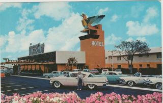Vintage Thunderbird Hotel On Las Vegas Strip 1950 