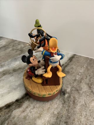 " Rare " Hallmark Disney Sing Along Pals Mickey Donald Goofy Ornament 2006