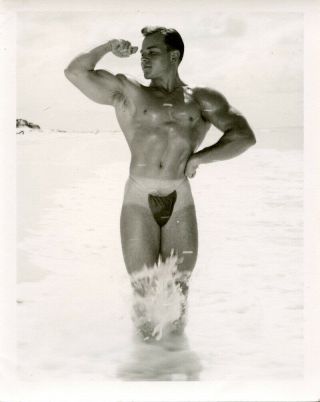 Vintage Gay Interest Photo By Modern 4x5 1950 