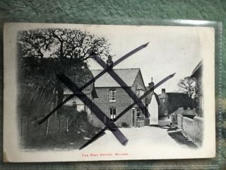 Old Postcard Of Post Office At Wilton,  Wiltshire