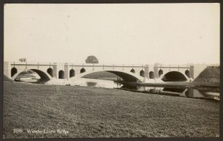 Northamptonshire.  Wansford.  Wansford Bridge - Vintage R.  Photo Postcard