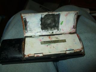 Rare Vintage Winsor & Newton Watercolour Field Box With Water Container