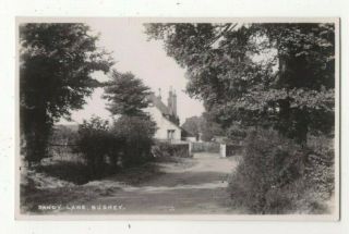 Bushey Sandy Lane Hertfordshire Burnt Farm 1920s Vintage Rp Postcard 324c