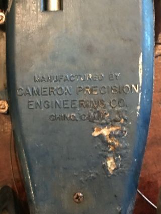 Vintage All Cameron Precision Engineering Co,  Chino Ca - Tether Car 6