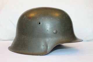 M42 German Helmet Captured Bring Back War Trophy W/ Liner Wwii Ww2 World War Two