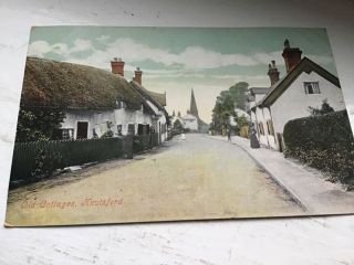 Knutsford Cheshire The Old Village 1900s Postcard 9/11