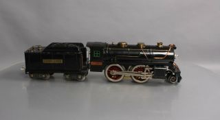 Restored Lionel 384E Vintage Standard Gauge 2 - 4 - 0 Steam Locomotive w/384T Tender 6