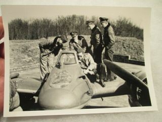 Photo Captured German Henschel 129 Fighter With Nose Art Archival Photo?