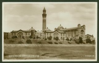 Birmingham - University - Vintage Valentines Photo Postcard
