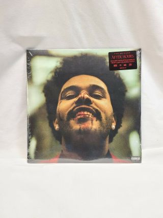 The Weeknd After Hours Limited Edition Clear/red Splatter Colored Vinyl 2 Lp