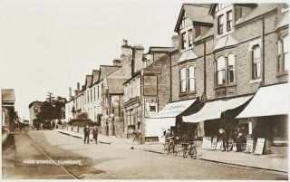 High Street,  Llandaff,  Glamorgan Vintage Postcard