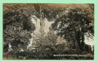 [22893] Cambridgeshire R/p Postcard Old Church Parsons Drove