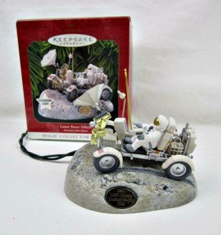 Hallmark Keepsake Lunar Rover Vehicle Magic Christmas Ornament 1999