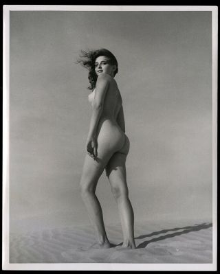 Vintage 1960s Bunny Yeager Photograph Bikini Pin - Up Laura Taylor Padre Island Tx