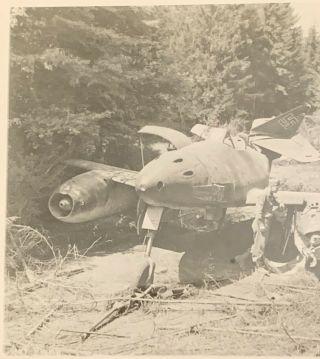 Captured Aircraft German Jet Fighter Plane Me 262 WWII Photo 2