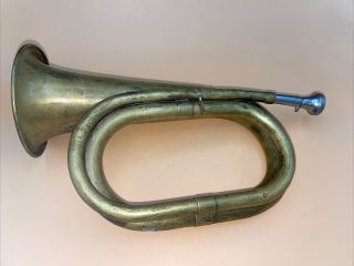 Rare Vintage Brass Bugle From The 1980 Moscow Olympics - Ussr Memorabilia