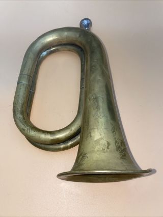 RARE Vintage Brass Bugle From The 1980 Moscow Olympics - USSR Memorabilia 3