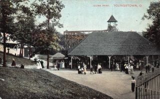 Youngstown Ohio Idora Amusement Park 1907 Vintage Postcard