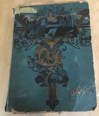 Edwardian Early C20th Postcard Album Full Of Antique Postcards