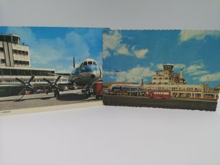 Jersey Airport Postcards Vintage