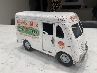 Vintage Metal Toy Tonka “carnation Milk” Delivery Truck Antique