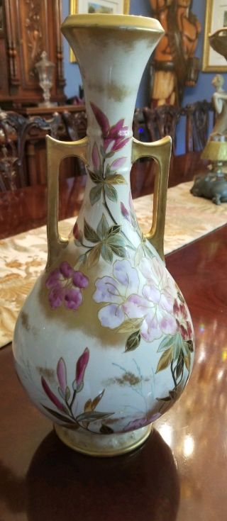 Royal Bonn By Franz Anton Mehlem (1836 - 1931) Large Vase