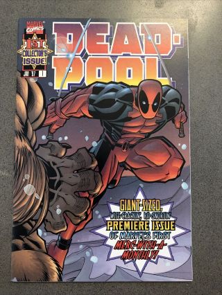Deadpool 1 Marvel 1997 1st Blind Al,  T - Ray,  Fenway And Patch Nm Cgc/cbcs Ready