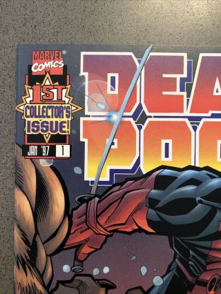 Deadpool 1 MARVEL 1997 1st Blind Al,  T - Ray,  Fenway and Patch NM CGC/CBCS Ready 2