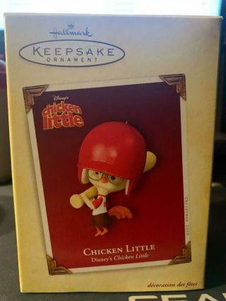 2005 Hallmark Keepsake Christmas Ornament Disney Chicken Little