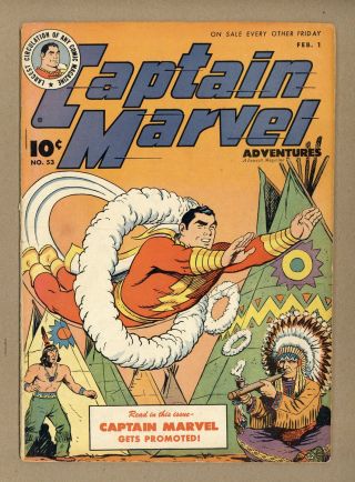 Captain Marvel Adventures 53 Gd/vg 3.  0 1946
