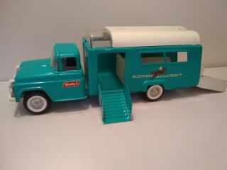 Vintage 1960s Buddy L Riding Academy Truck Corral & Horses Rare Complete Set