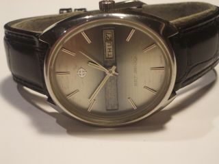 Zodiac Very Rare Vintage Mens Watch,  Sst 36000,  Ss,  Automatic,  Orig. ,  Good