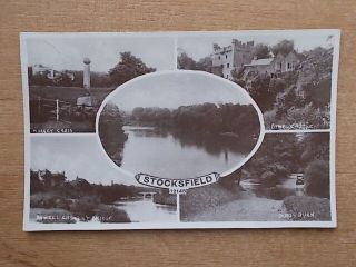 Vintage Postcard - Views Of Stocksfield - Northumberland