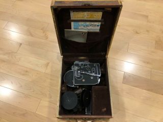 Vintage Paillard Bolex H16 Movie Camera W/ Case,  Lens,  Accessories