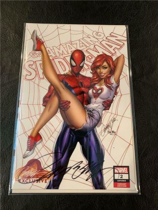 Spider - Man 2 2018 Cover A Variant Signed J Scott Campbell W/coa 1527