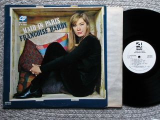 Francoise Hardy Maid In Paris 1966 Nm Vinyl 4 Corners Of The World Promo Lp