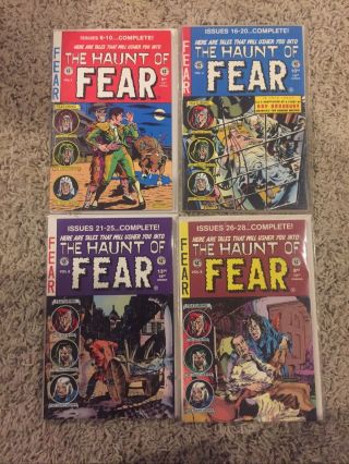 Ec Comics The Haunt Of Fear Annuals 2,  4,  5,  6
