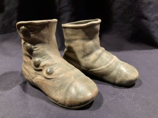 Vintage Ceramic Victorian Baby Boots Sweet